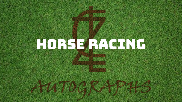 ZCL Autographs Horse Racing