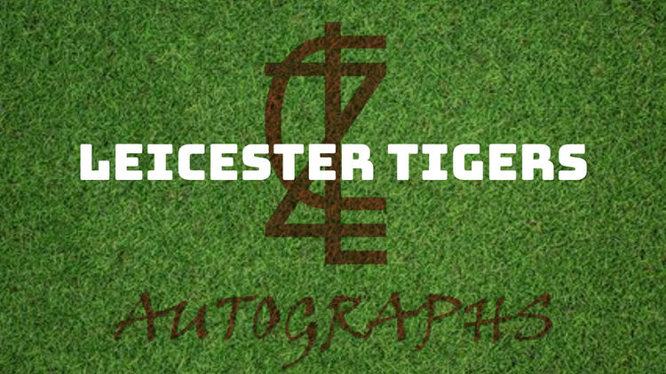 ZCL Autographs Rugby - Leicester Tigers