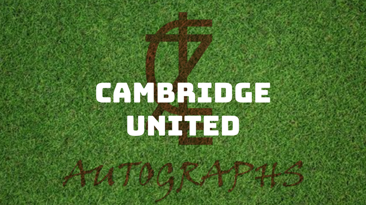ZCL Autographs Football - Cambridge United