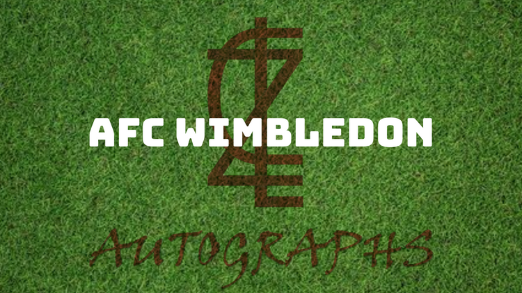 ZCL Autographs Football - AFC Wimbledon