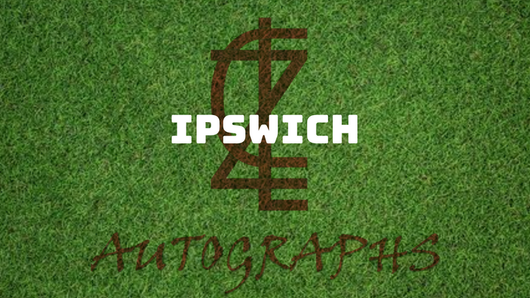 ZCL Autographs Football - Ipswich