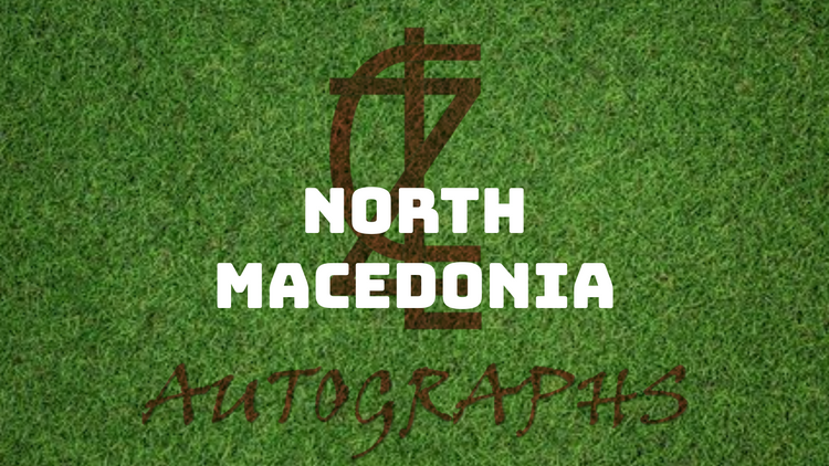 ZCL Autographs Football - North Macedonia