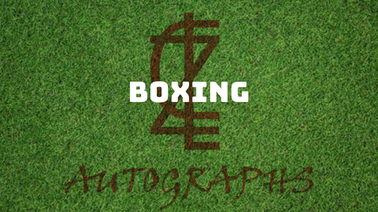 ZCL Autographs Boxing-ZCL Autographs