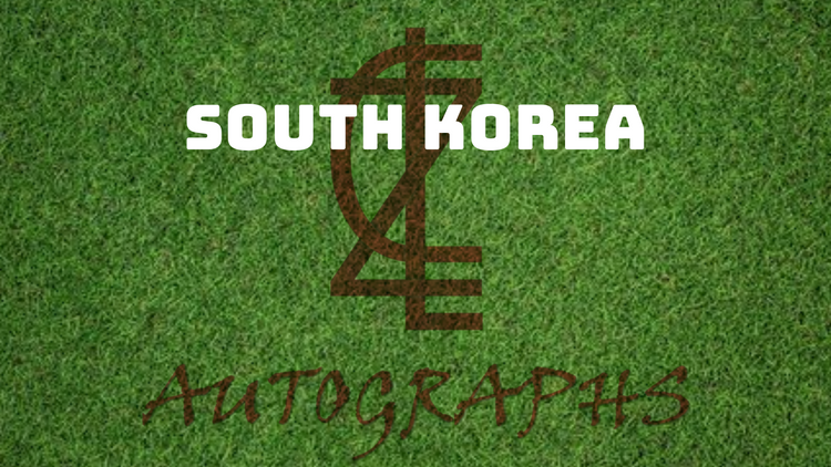 ZCL Autographs Football - South Korea-ZCL Autographs