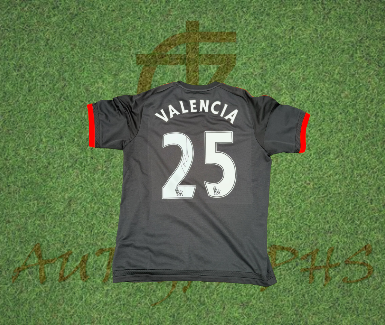 Antonio Valencia Signed Manchester United 2015/16 Third Shirt