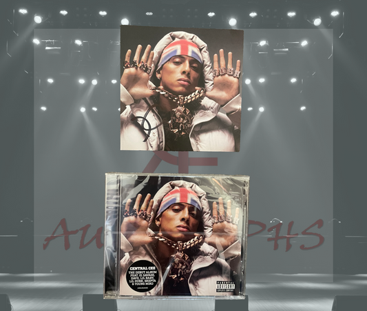 Central Cee Signed Can’t Rush Greatness CD album Art card