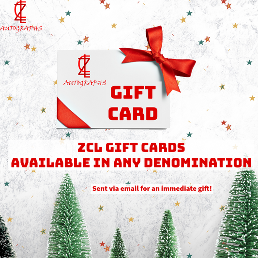 ZCL Autographs Gift Cards