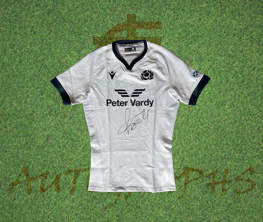 Finn Russell Signed Scotland Rugby 2023/24 Alternate Shirt