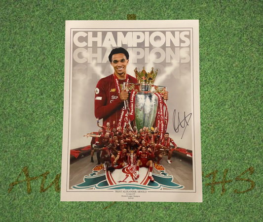 Trent Alexander-Arnold Signed 16x12 Liverpool Football Club Photo