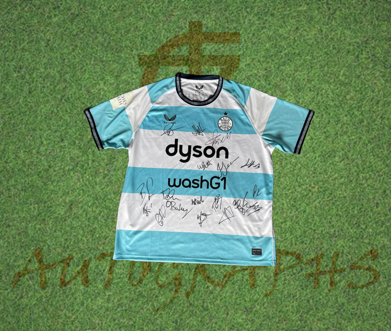Bath Rugby Squad Signed 2024/25 Third European Shirt