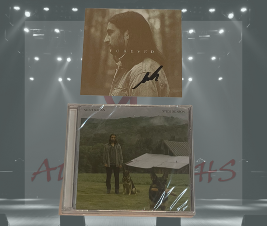 Noah Kahan Signed Forever CD album and Art card