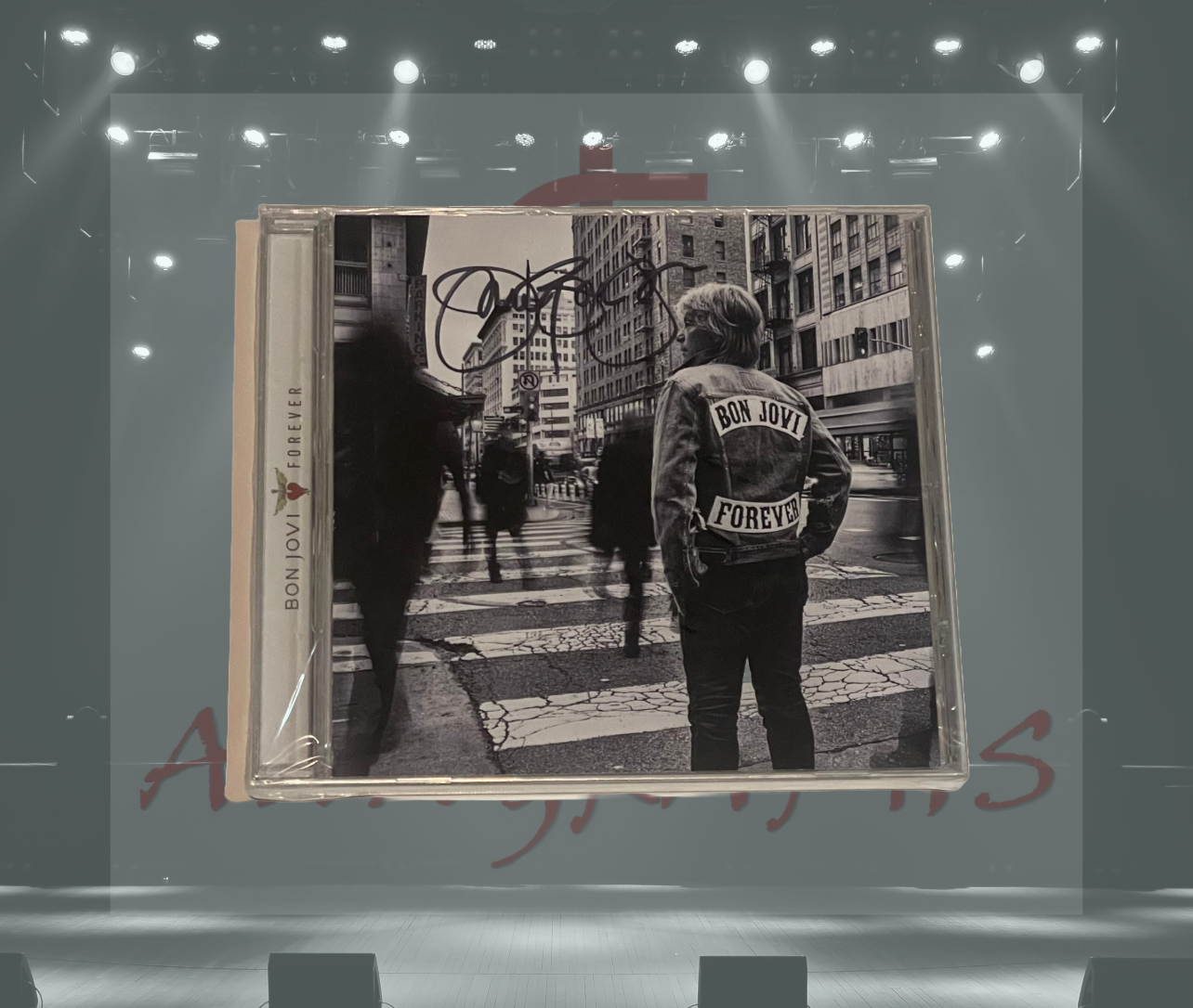Jon Bon Jovi Signed Forever CD/Vinyl