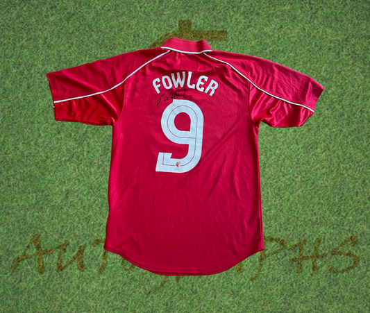 Robbie Fowler Signed Liverpool 2000/02 Shirt