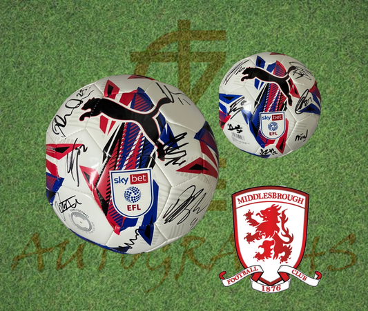 Middlesbrough Football Club Signed Replica EFL Football