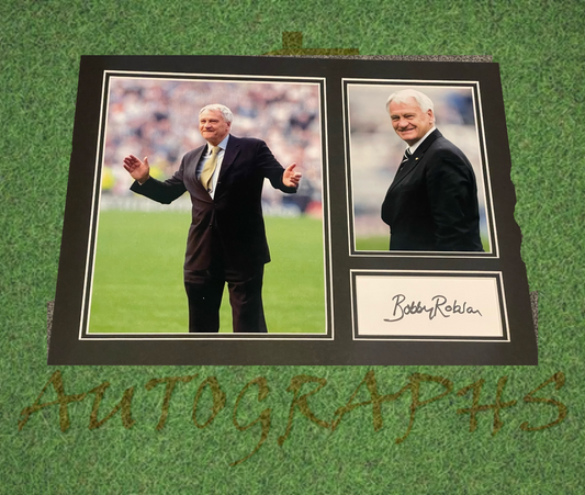 Sir Bobby Robson Signed Newcastle United Display Mount