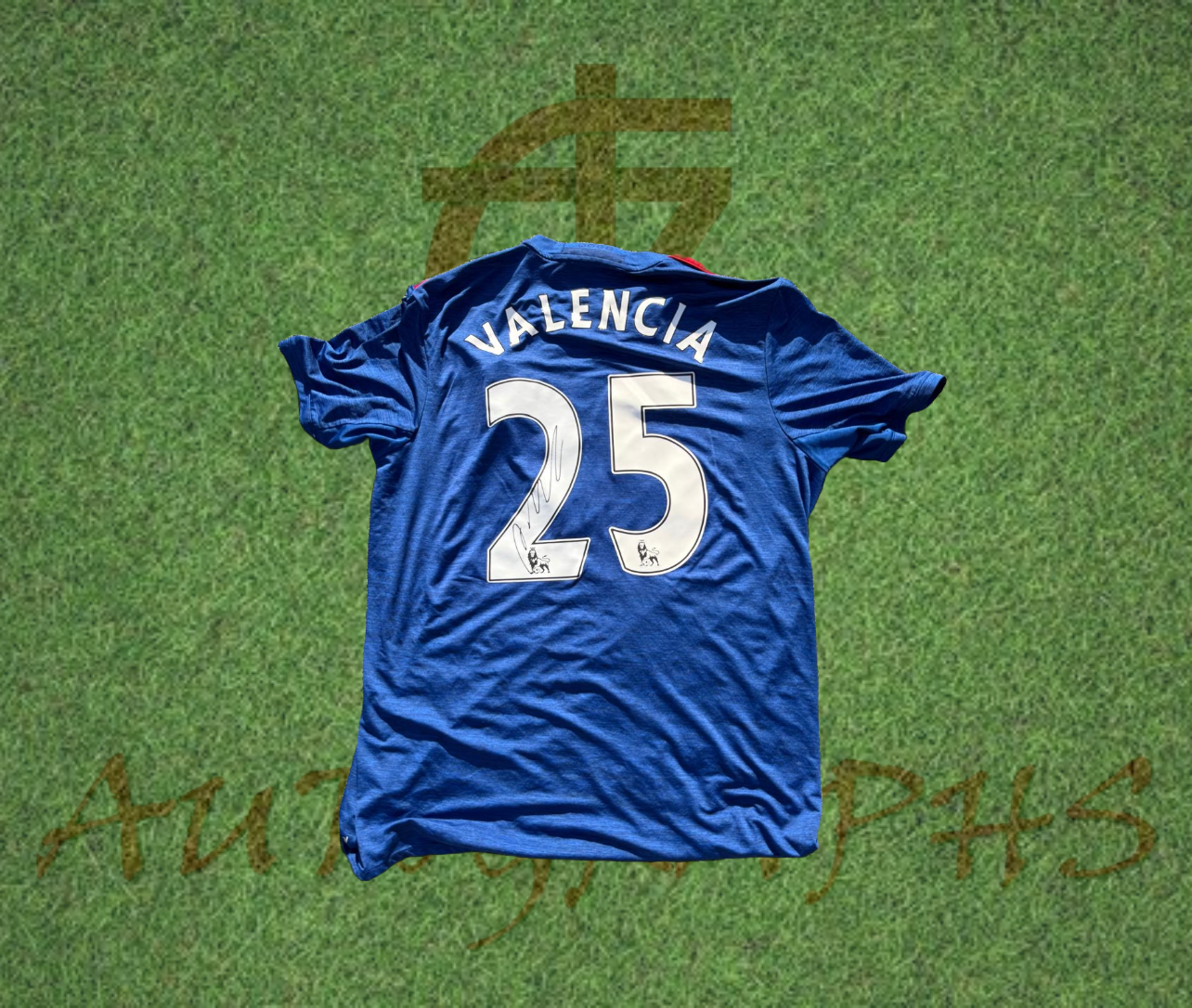 Antonio Valencia Signed Manchester United 2016/17 Away Shirt