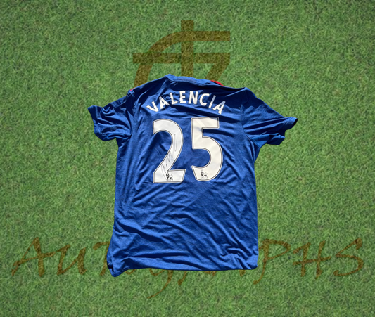 Antonio Valencia Signed Manchester United 2016/17 Away Shirt