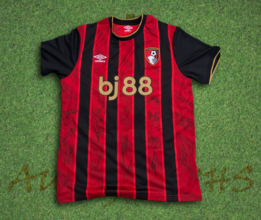 AFC Bournemouth Football Signed 2025/26 Home Shirt