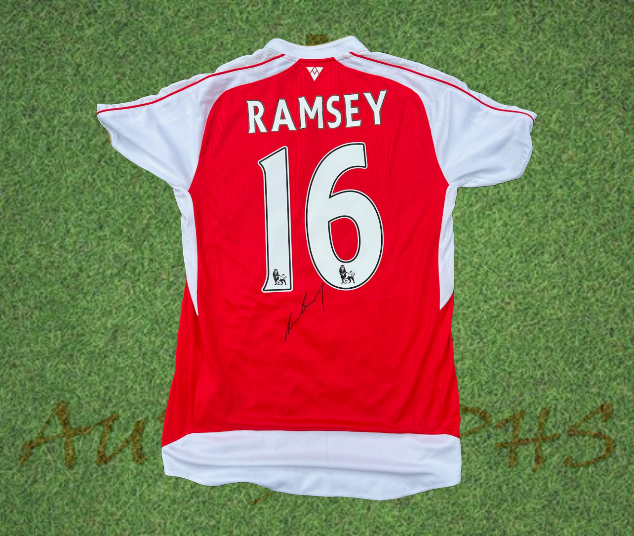 Aaron Ramsey Signed Arsenal Football Club 2015/16 Home Shirt-Signed Shirt-ZCL Autographs-ZCL Autographs