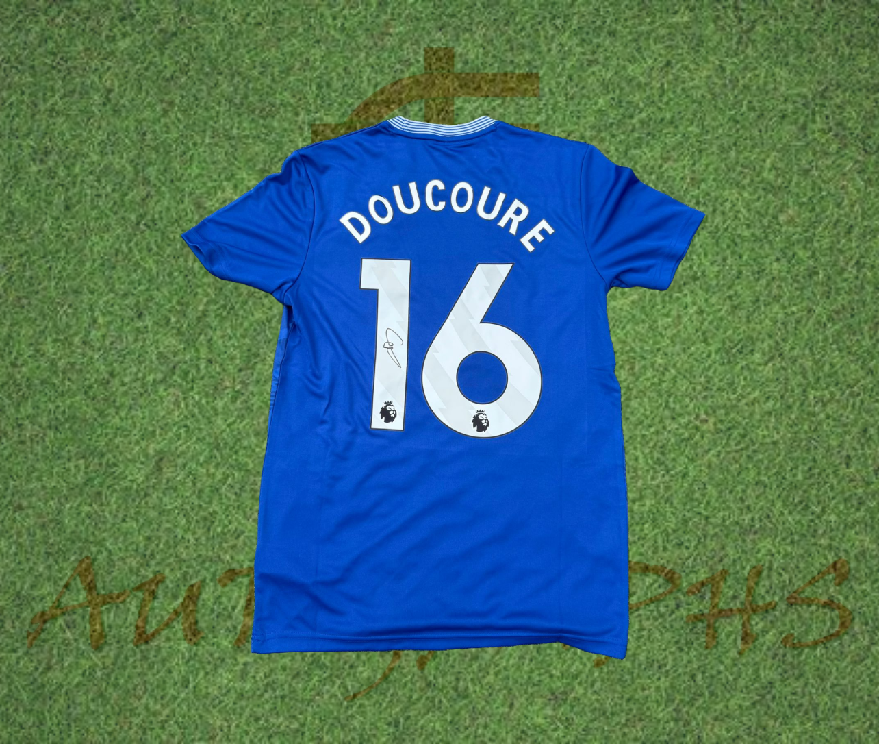 Abdoulaye Doucoure Signed Everton Home Shirt 2024/25 Last Game at Goodison Park-Signed Shirt-ZCL Autographs-ZCL Autographs