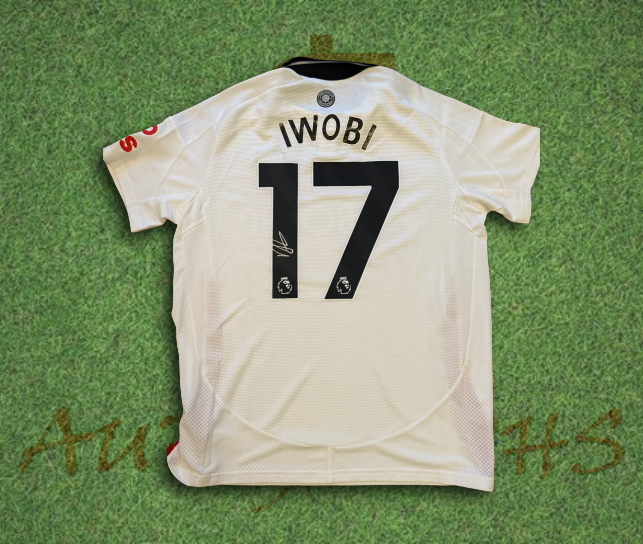 Alex Iwobi Signed Fulham Football Club 2024/25 Home Shirt