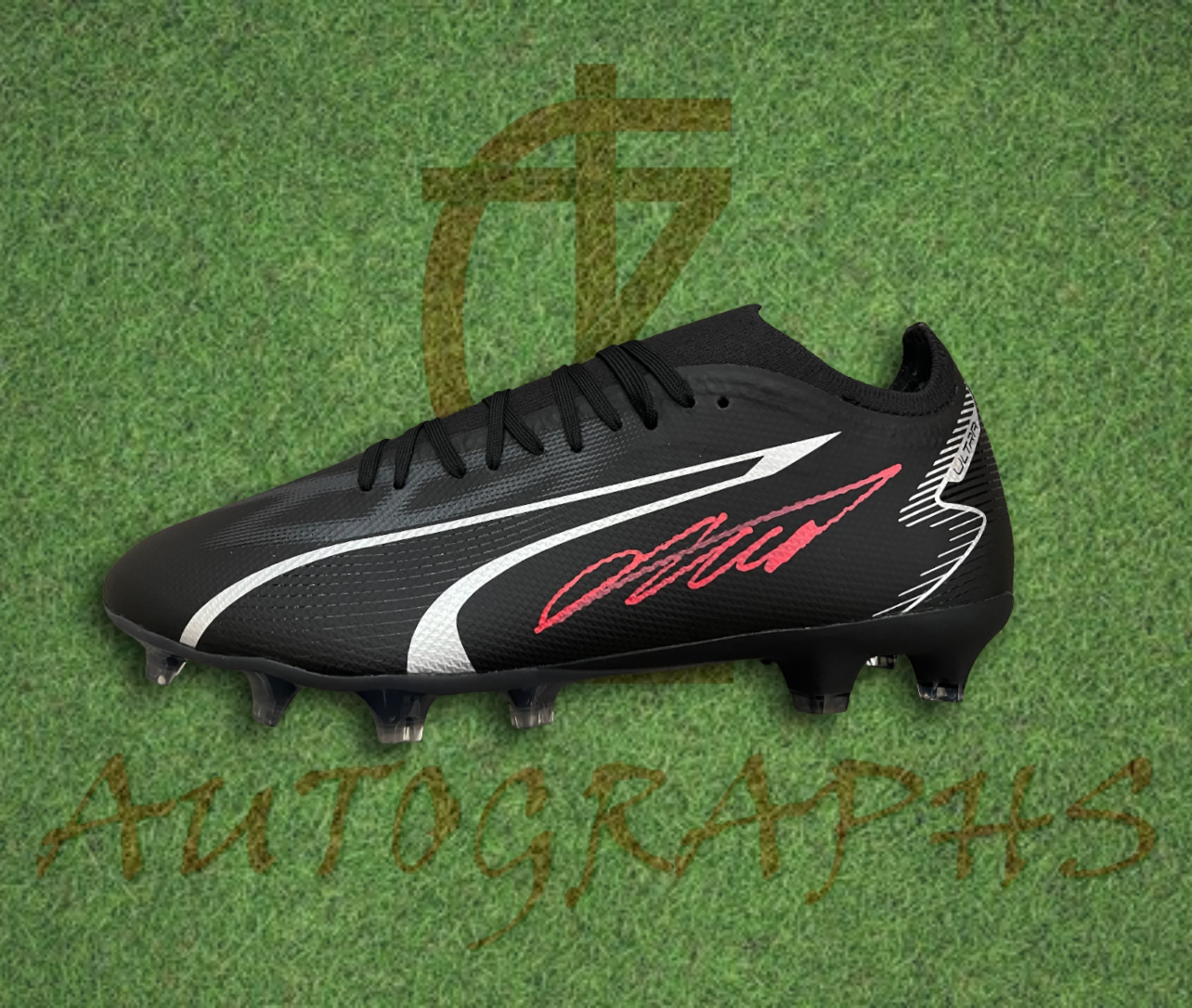 Alex Scott Signed Puma Boot Left