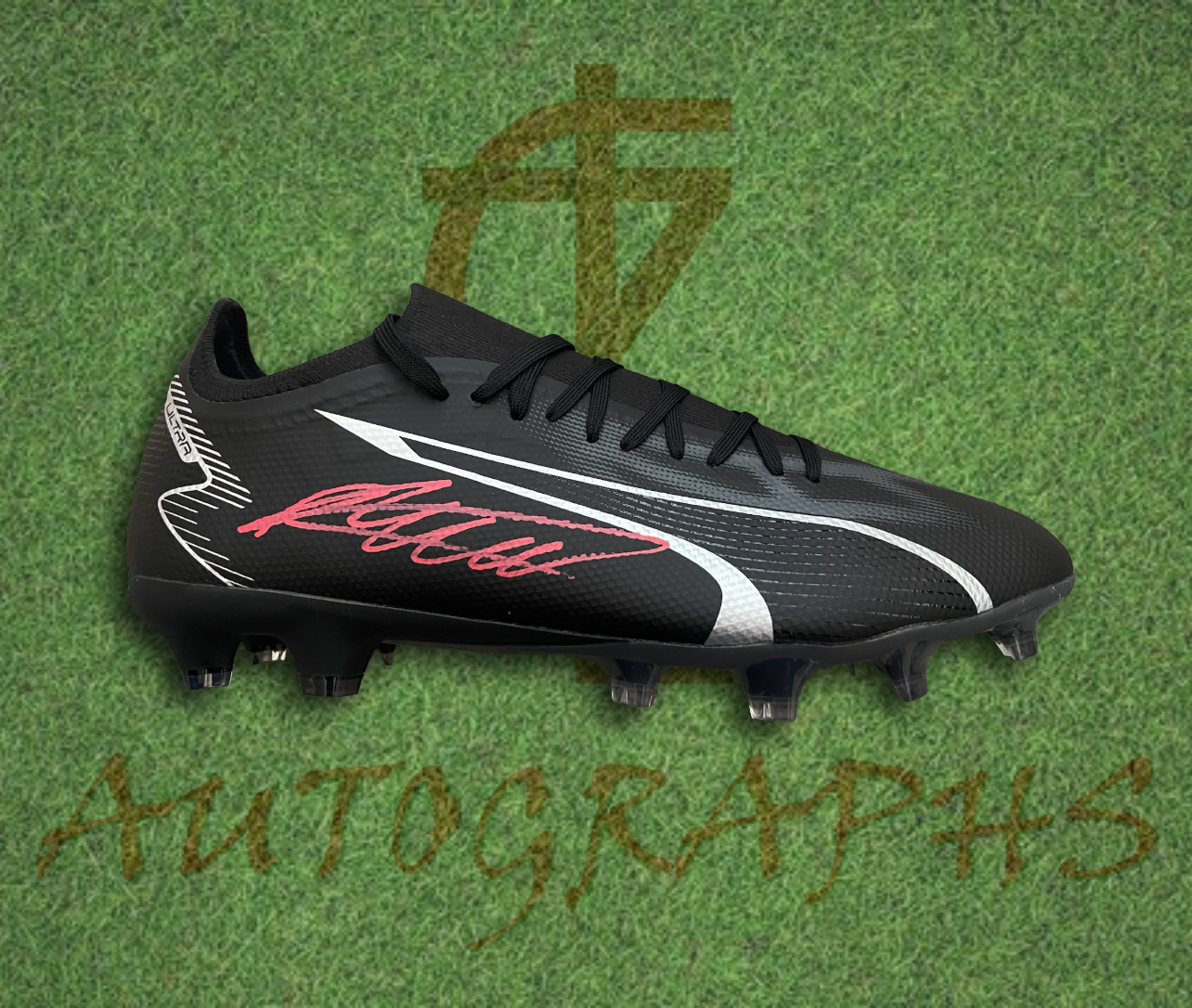 Alex Scott Signed Puma Boot Right