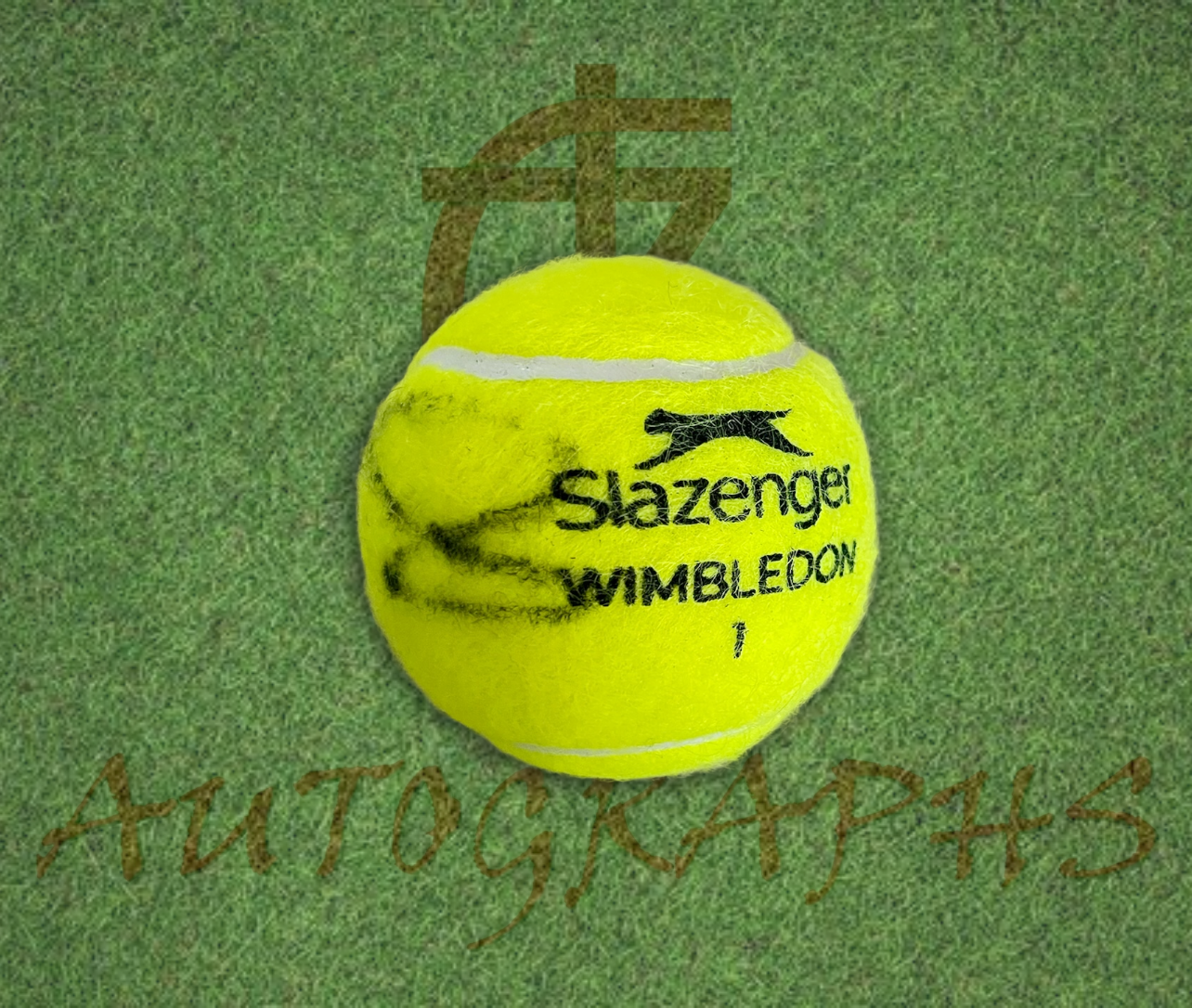 Andy Murray Signed Slazenger Wimbledon Tennis Ball-Signed Ball-ZCL Autographs-2-ZCL Autographs
