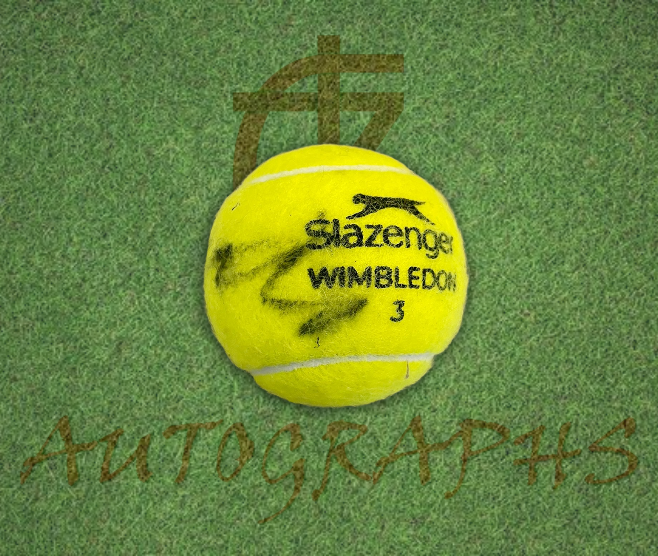 Andy Murray Signed Slazenger Wimbledon Tennis Ball-Signed Ball-ZCL Autographs-1-ZCL Autographs