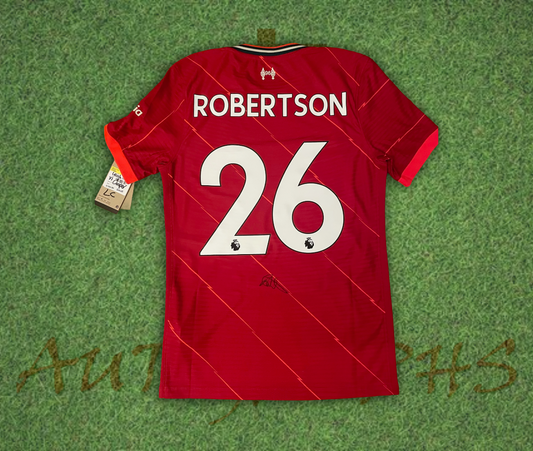 Andy Robertson Signed Liverpool 2021/22 Shirt-Signed Shirt-ZCL Autographs-Small-ZCL Autographs
