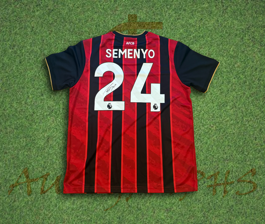 Antoine Semenyo AFC Bournemouth Football Club Signed 2025/26 Shirt