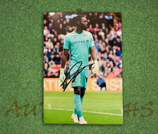 Arthur Okonkwo Wrexham Association Football Club Signed A4 Photo
