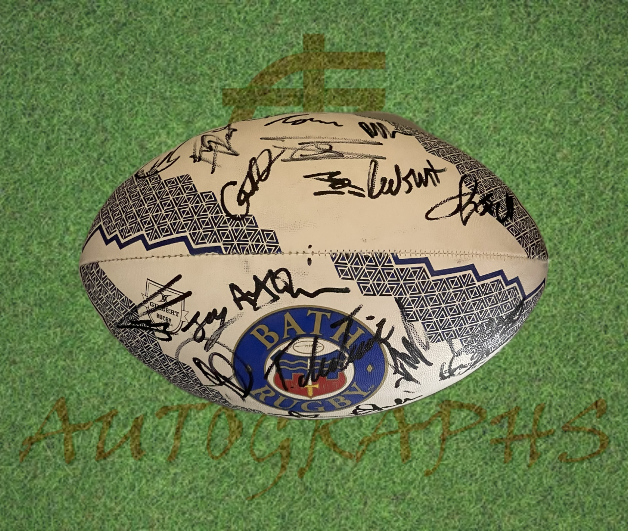 Bath Rugby Signed Supporters Rugby Ball-Signed Rugby Ball-ZCL Autographs-ZCL Autographs
