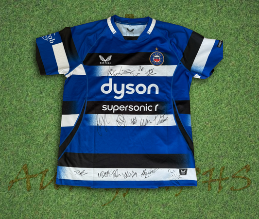 Bath Rugby Squad Signed 2025/26 Home Shirt