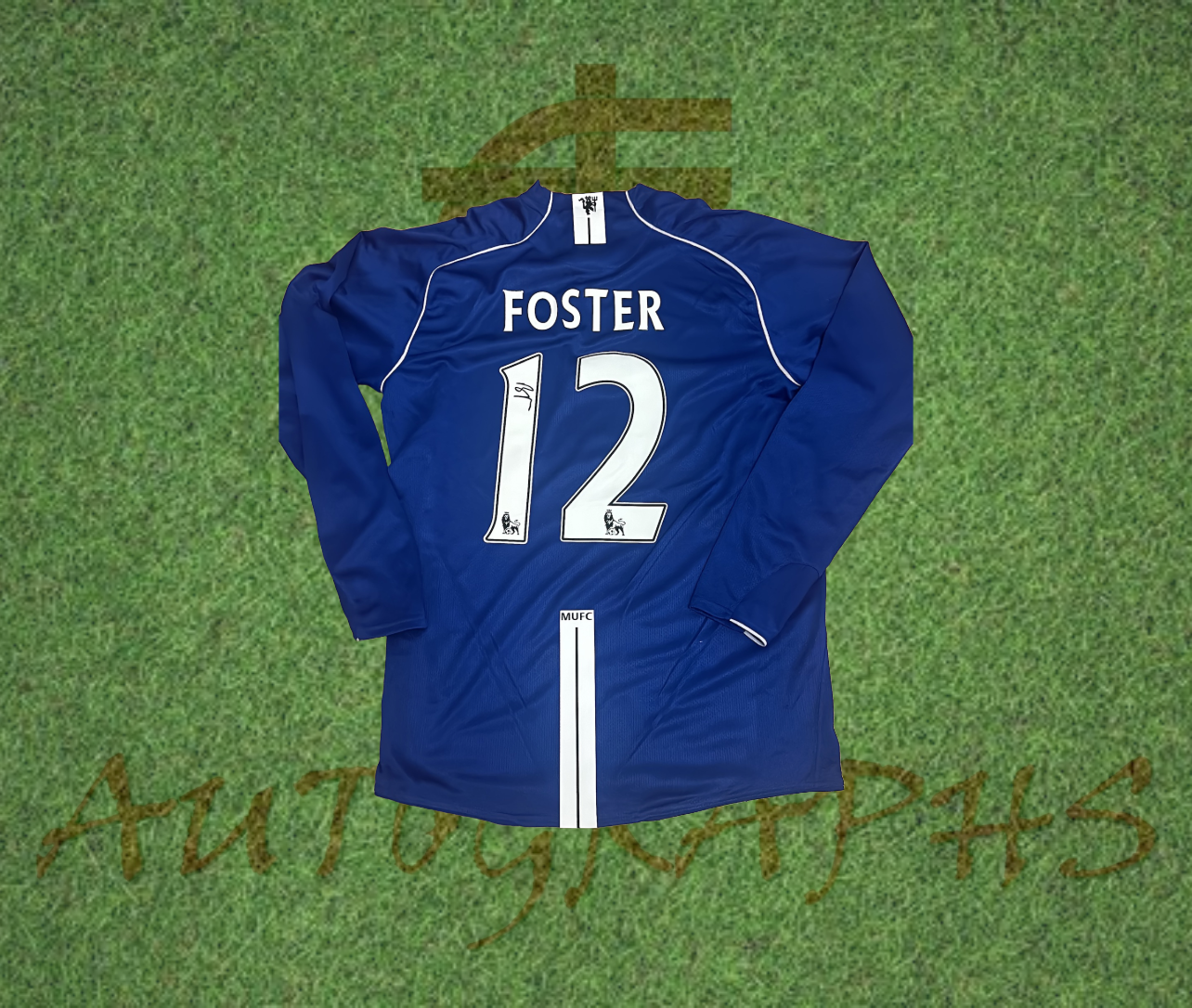 Ben Foster Signed Manchester United Goalkeeper Shirt 2007/09-Signed Shirt-ZCL Autographs-Large Mens-ZCL Autographs