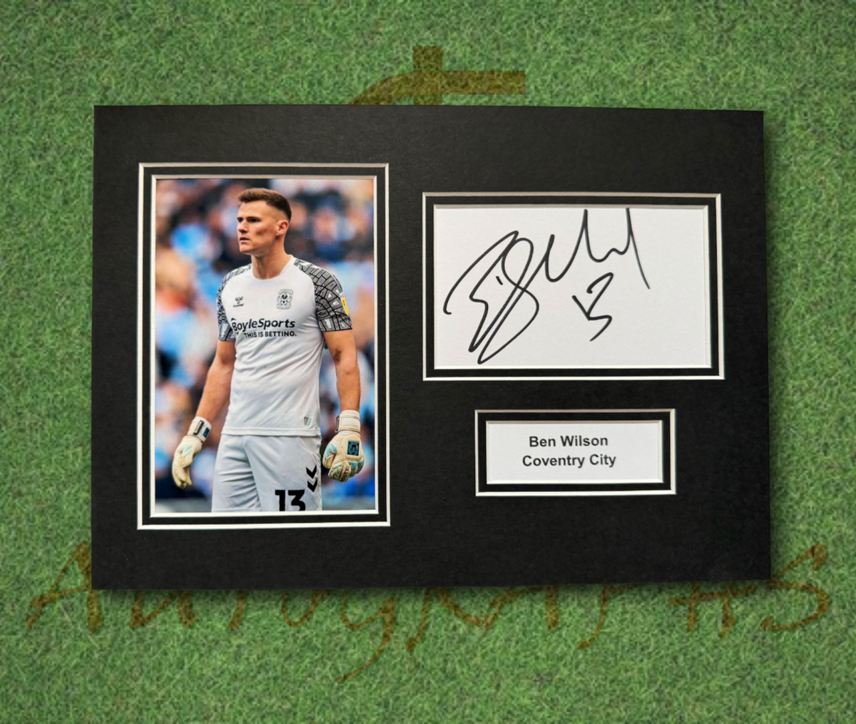 Ben Wilson Coventry City Signed Presentation Mount Display-ZCL Autographs