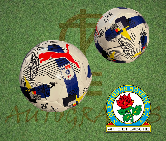 Blackburn Rovers Football Club 2025/26 Signed EFL Replica Football