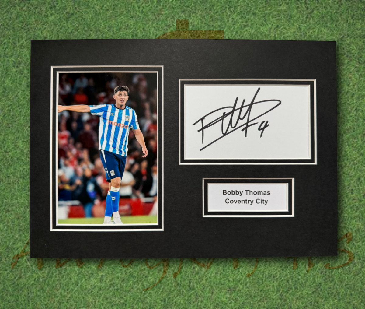 Bobby Thomas Coventry City Signed Presentation Mount Display-ZCL Autographs