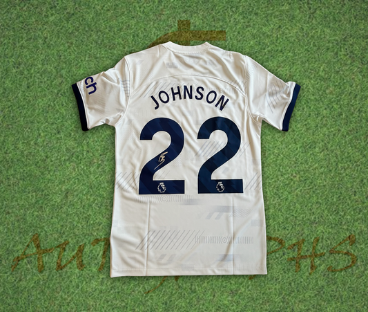 Brennan Johnson Signed Tottenham Hotspur 2023/24 Home Shirt-Signed Shirt-ZCL Autographs-Small-ZCL Autographs
