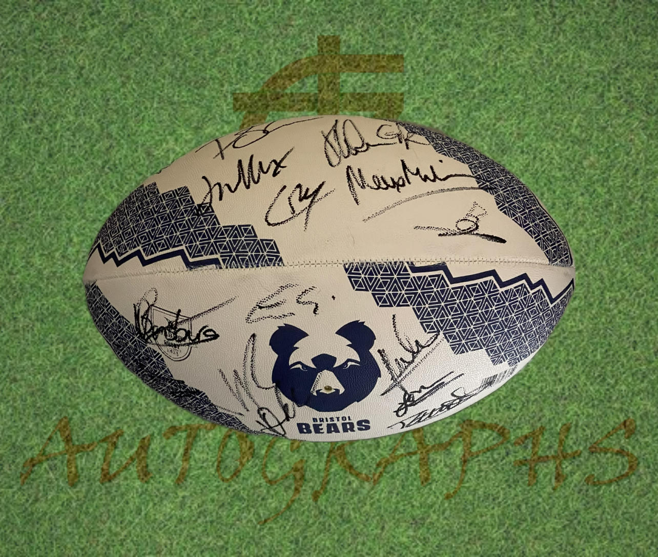 Bristol Bears Signed Supporters Rugby Ball-Signed Rugby Ball-ZCL Autographs-ZCL Autographs