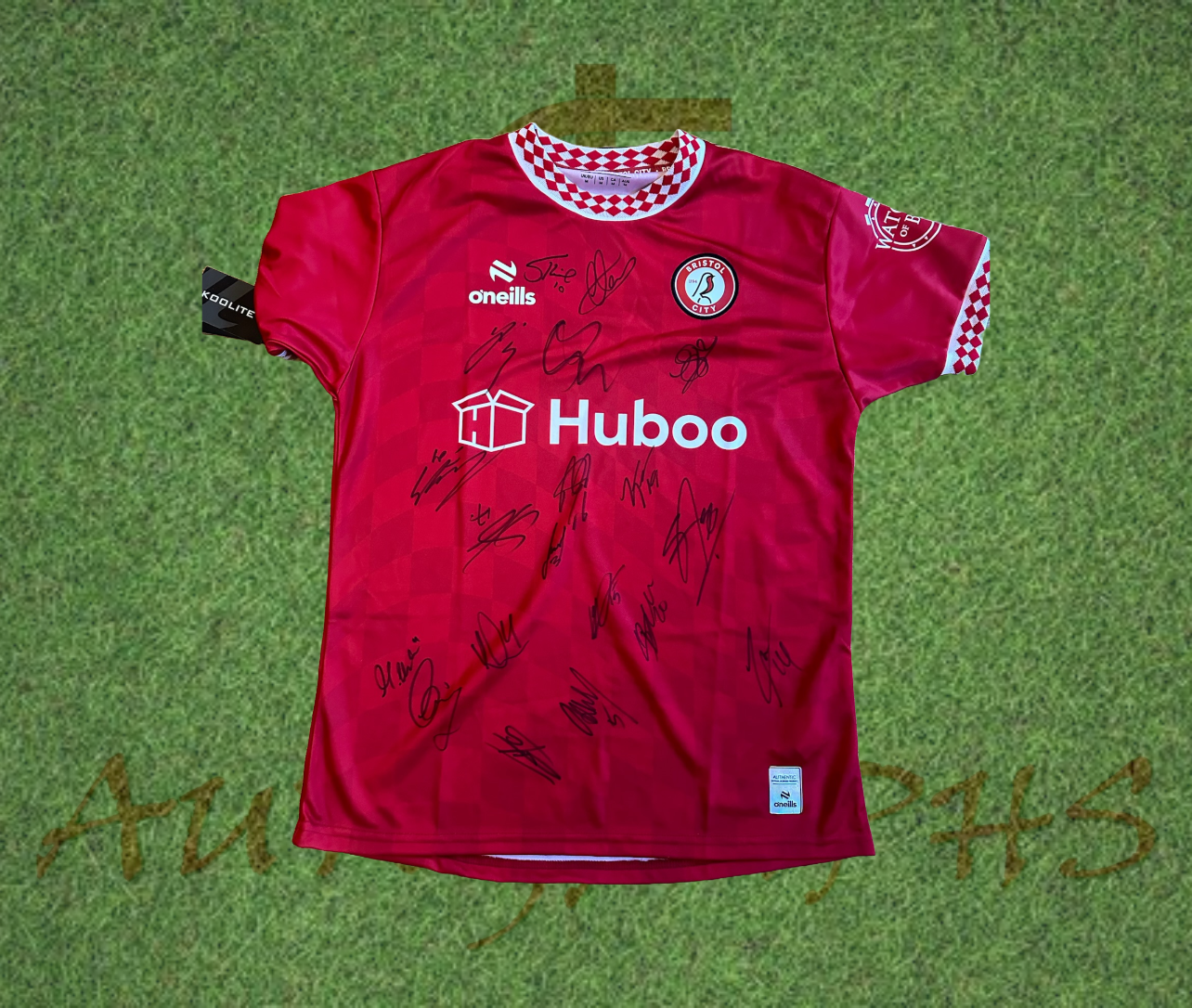 Bristol City squad signed 2024/25 Home Shirt-Signed Shirt-ZCL Autographs-ZCL Autographs