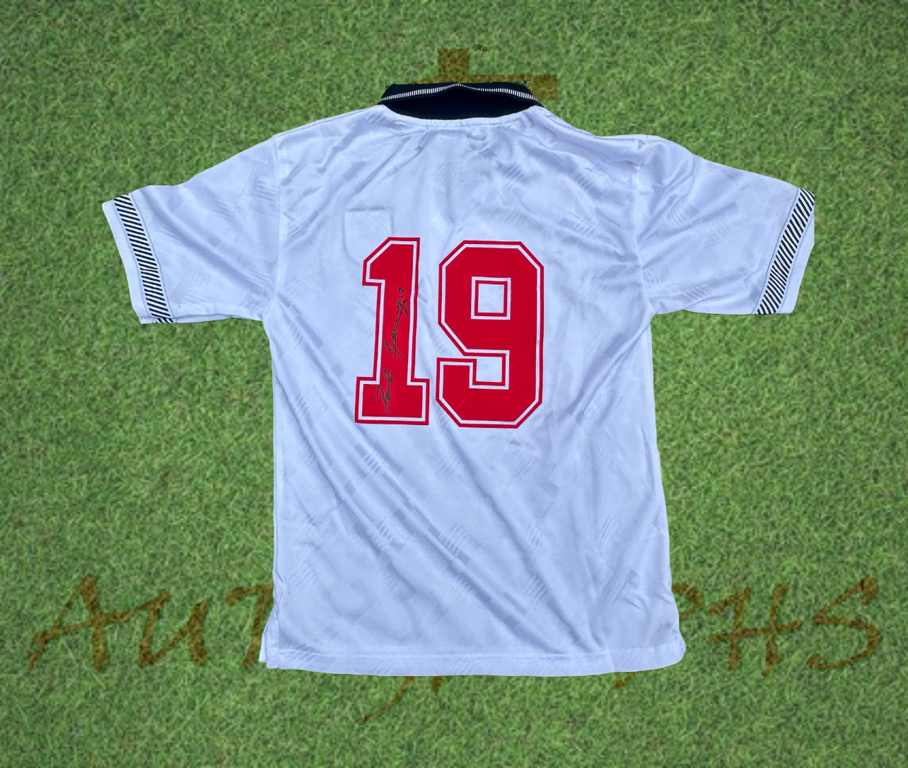 Paul Gazza Gascoigne Signed England Football Signed Italia 90 1990 Shirt