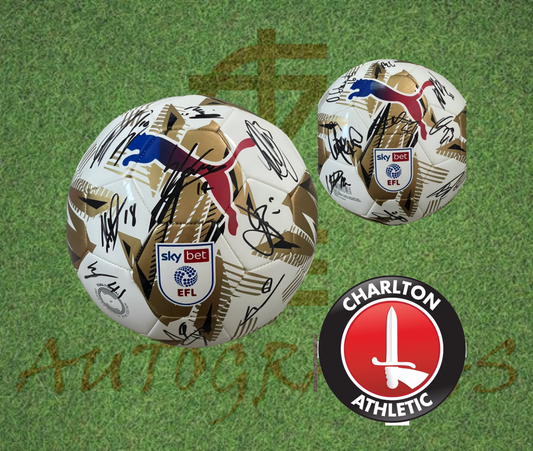Charlton Athletic Signed Replica EFL Football 2025/26-ZCL Autographs