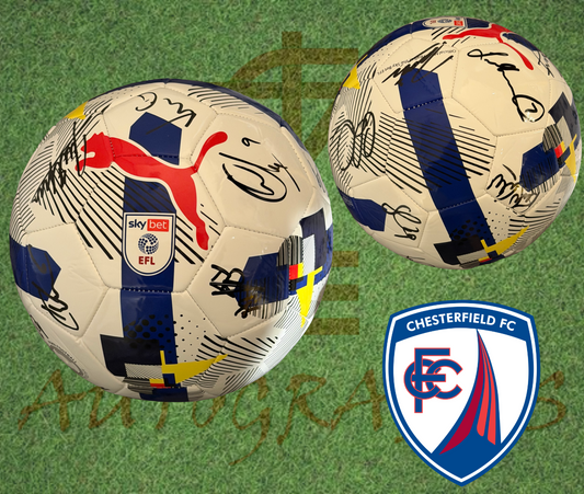 Chesterfield FC 2025/26 Signed Replica EFL Football