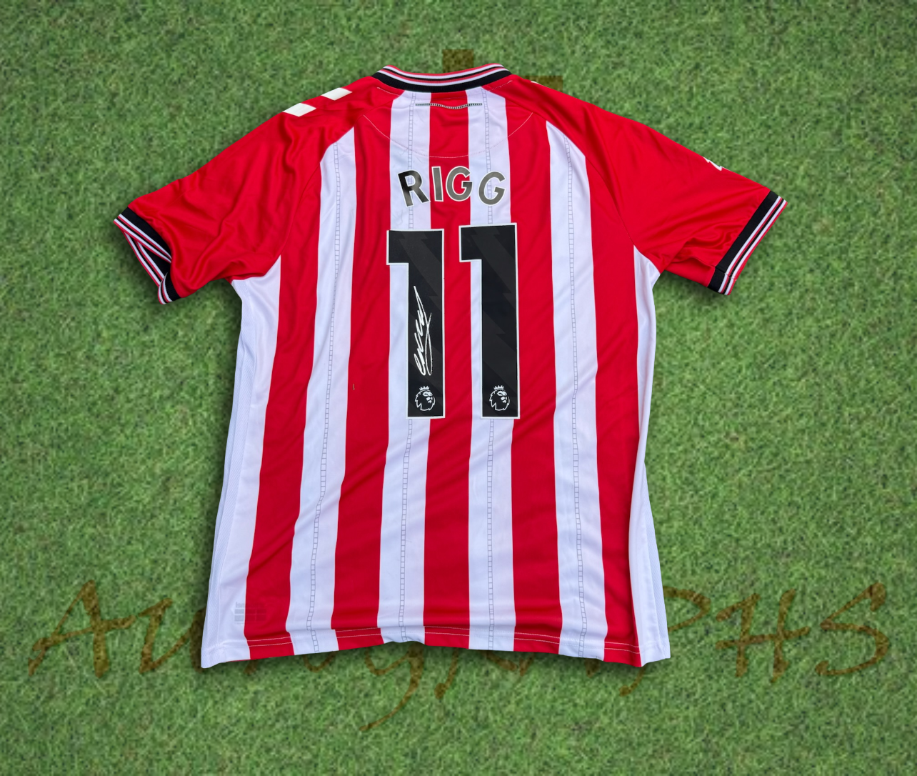 Chris Rigg Sunderland AFC 2025/26 Signed Home Shirt