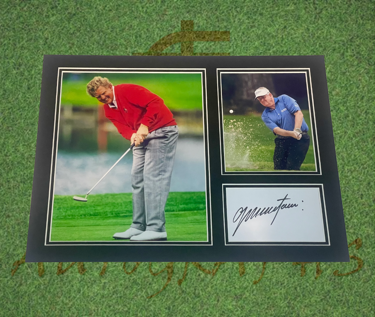 Colin Montgomorie Signed Golf Presentation Display Mount-Signed Golf Presentation Display-ZCL Autographs-ZCL Autographs