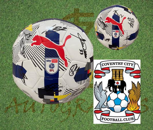 Coventry City Signed Replica EFL Football 2025/26-ZCL Autographs