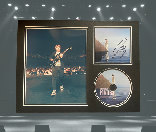 Lewis Capaldi Signed Pointless CD Display Mount Autograph