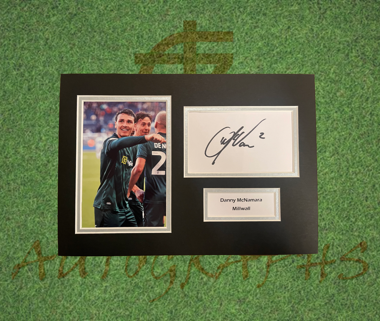 Danny McNamara Millwall Football Club Signed Presentation Mount Display-Signed Presentation Display-ZCL Autographs-ZCL Autographs