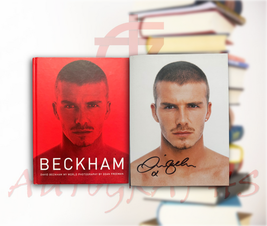 David Beckham Signed My World Hardback Book